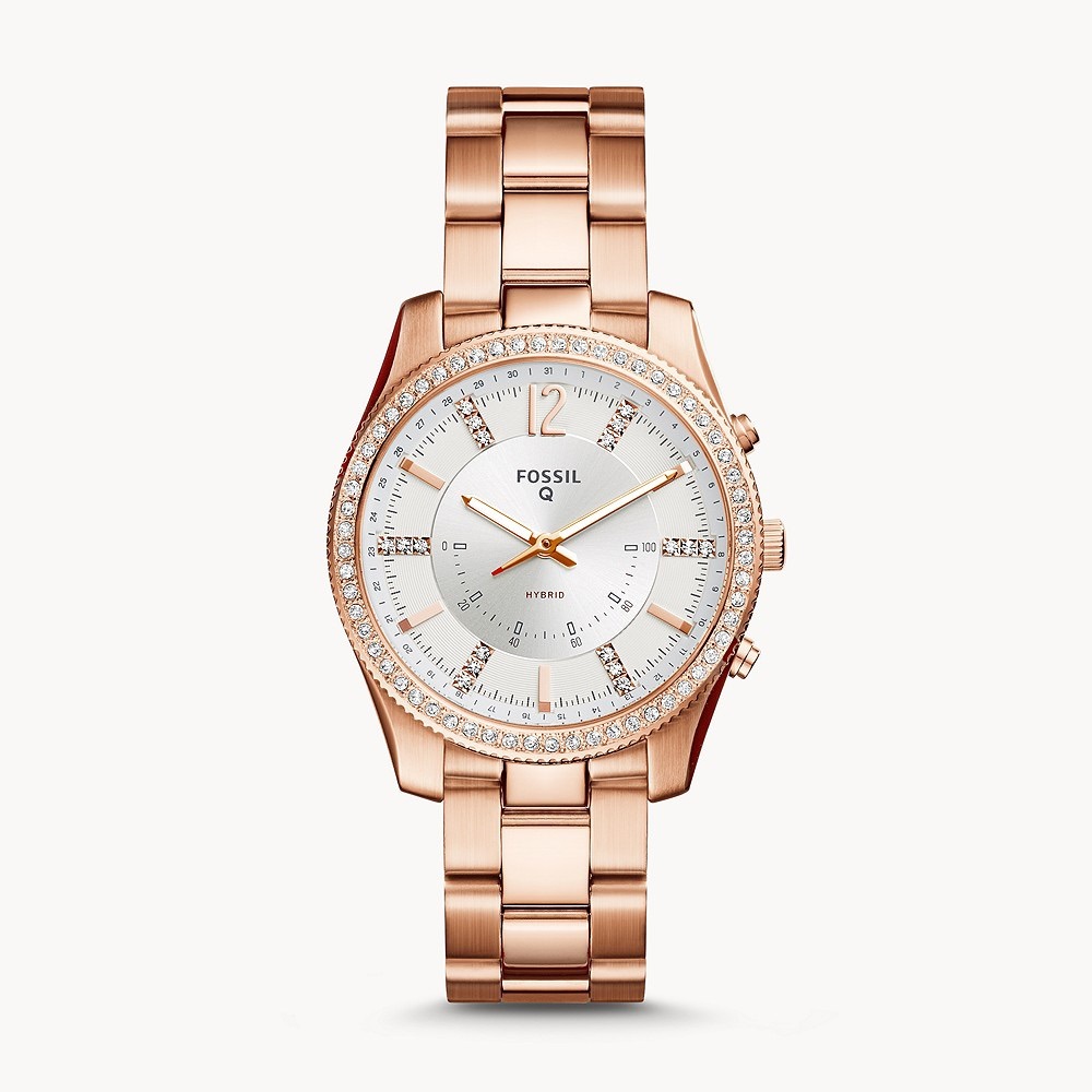 Fossil Hybrid Smartwatch Scarlette Rose Gold Watch - Picture 3 of 8